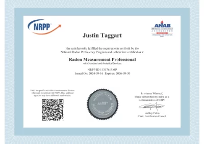 NRPP Certificate