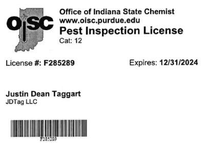 Pest Inspection License