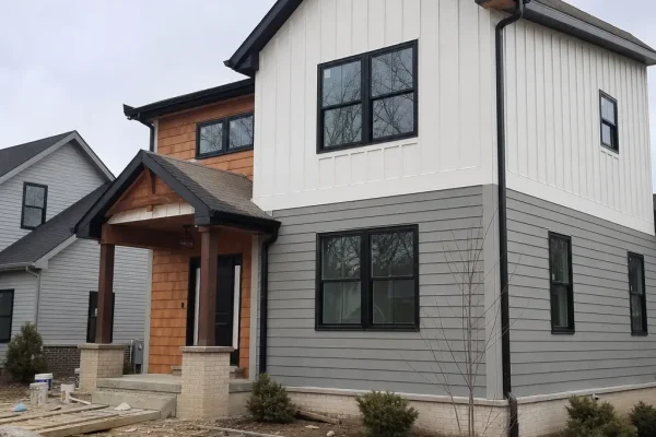 Custom siding with board and batten and lap siding in Attica, IN